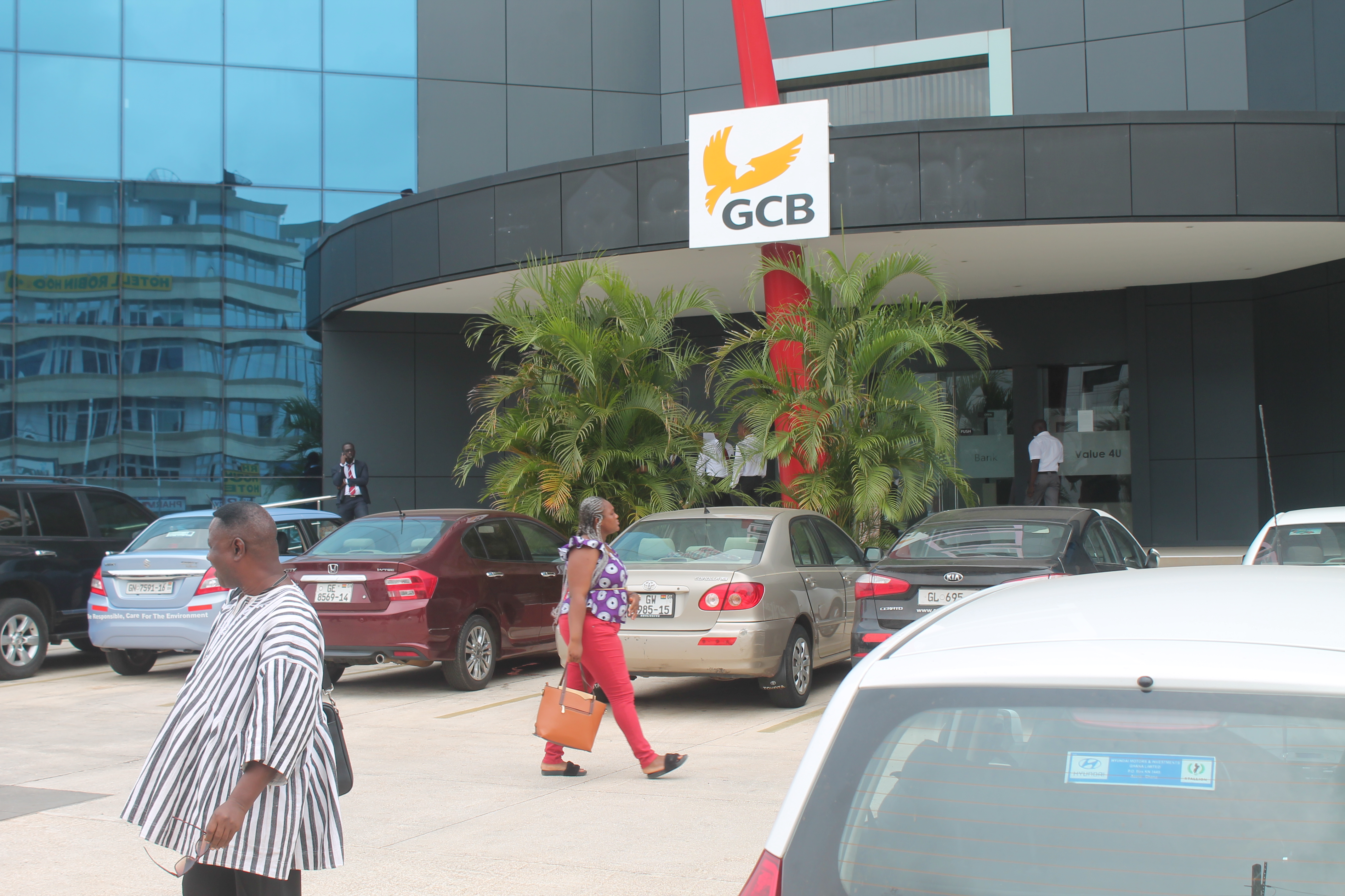 Capital Bank Head Office on  the morning of the takeover